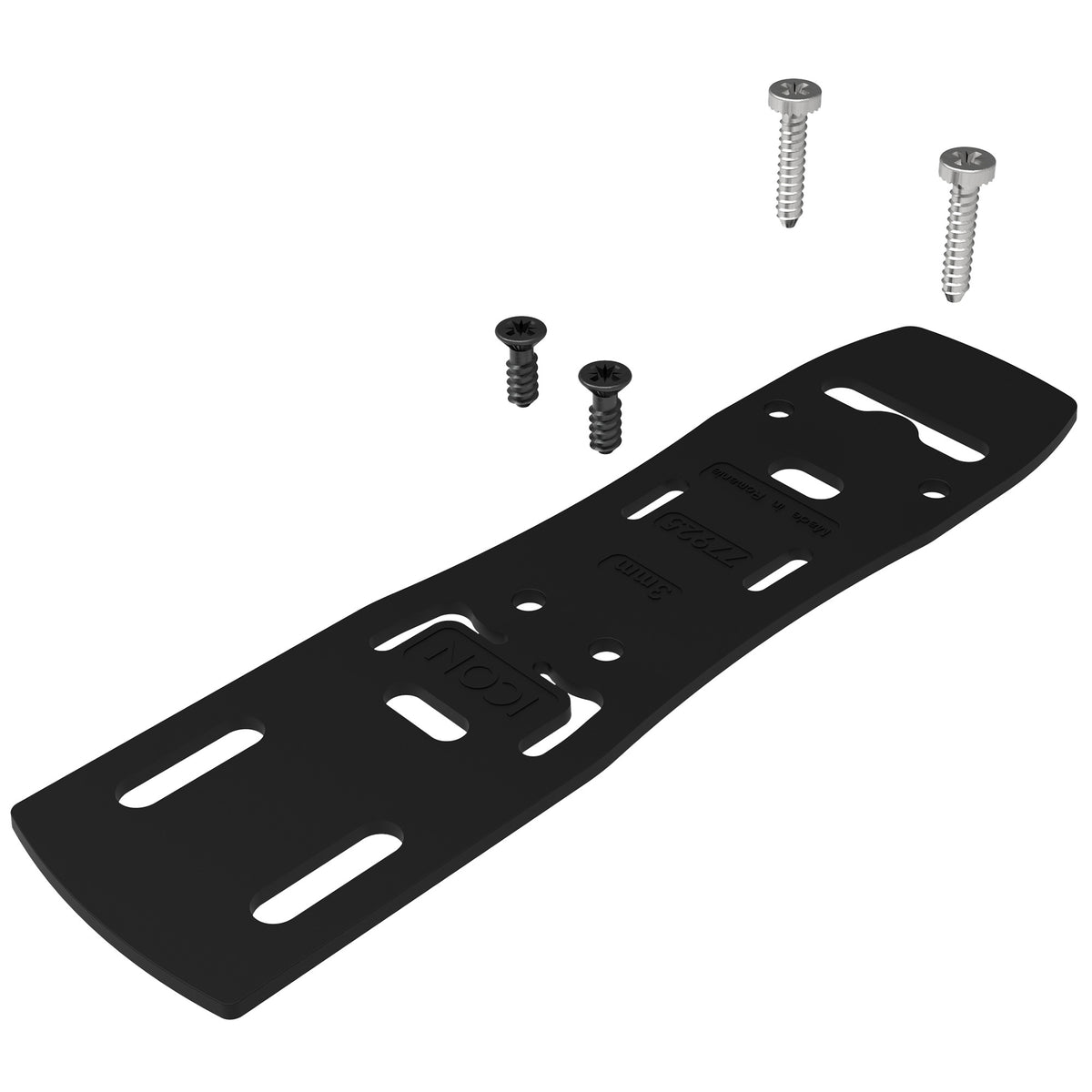 Atomic 1x2 Distance Plate Rear ICON 24&30 3mm